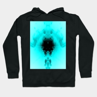 Teal Inkblot Hoodie